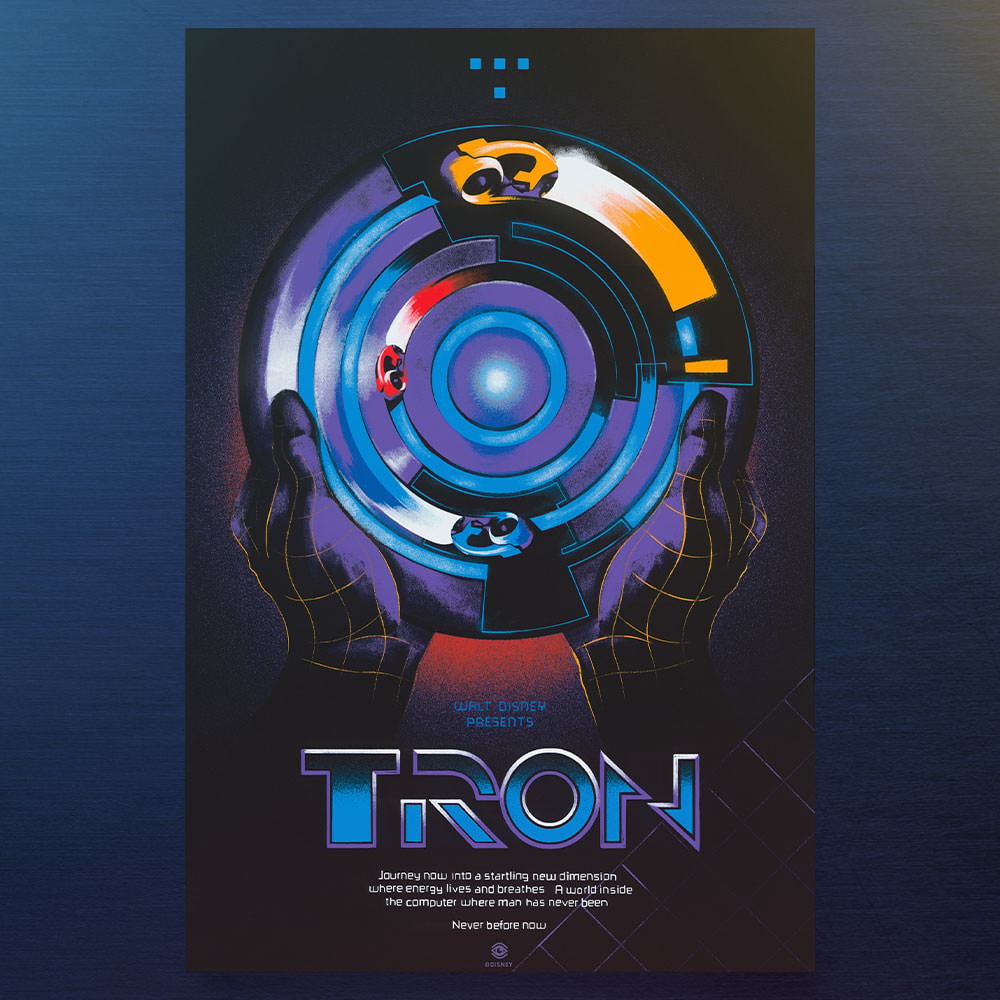 Tron (Primary Edition) Disney (Movie Poster)