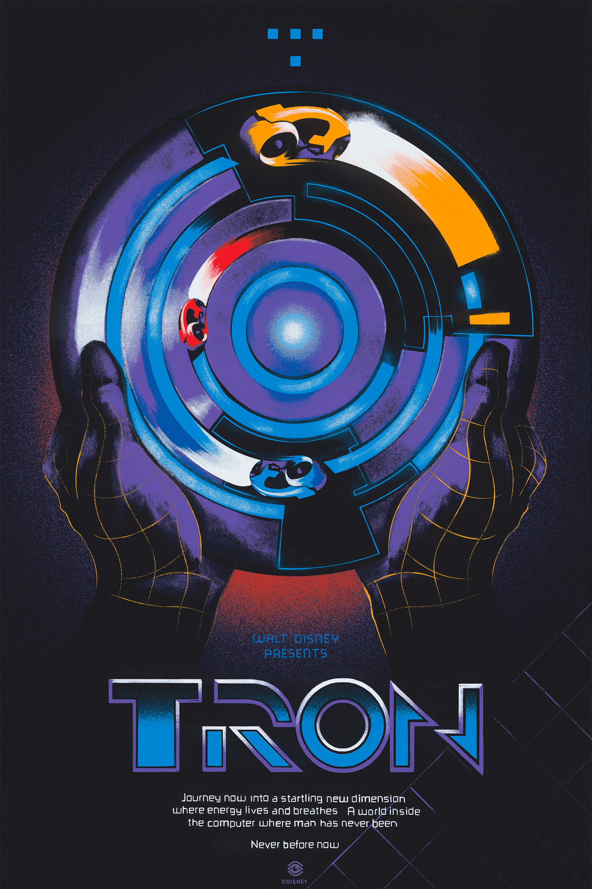 Tron (Primary Edition) Disney (Movie Poster)