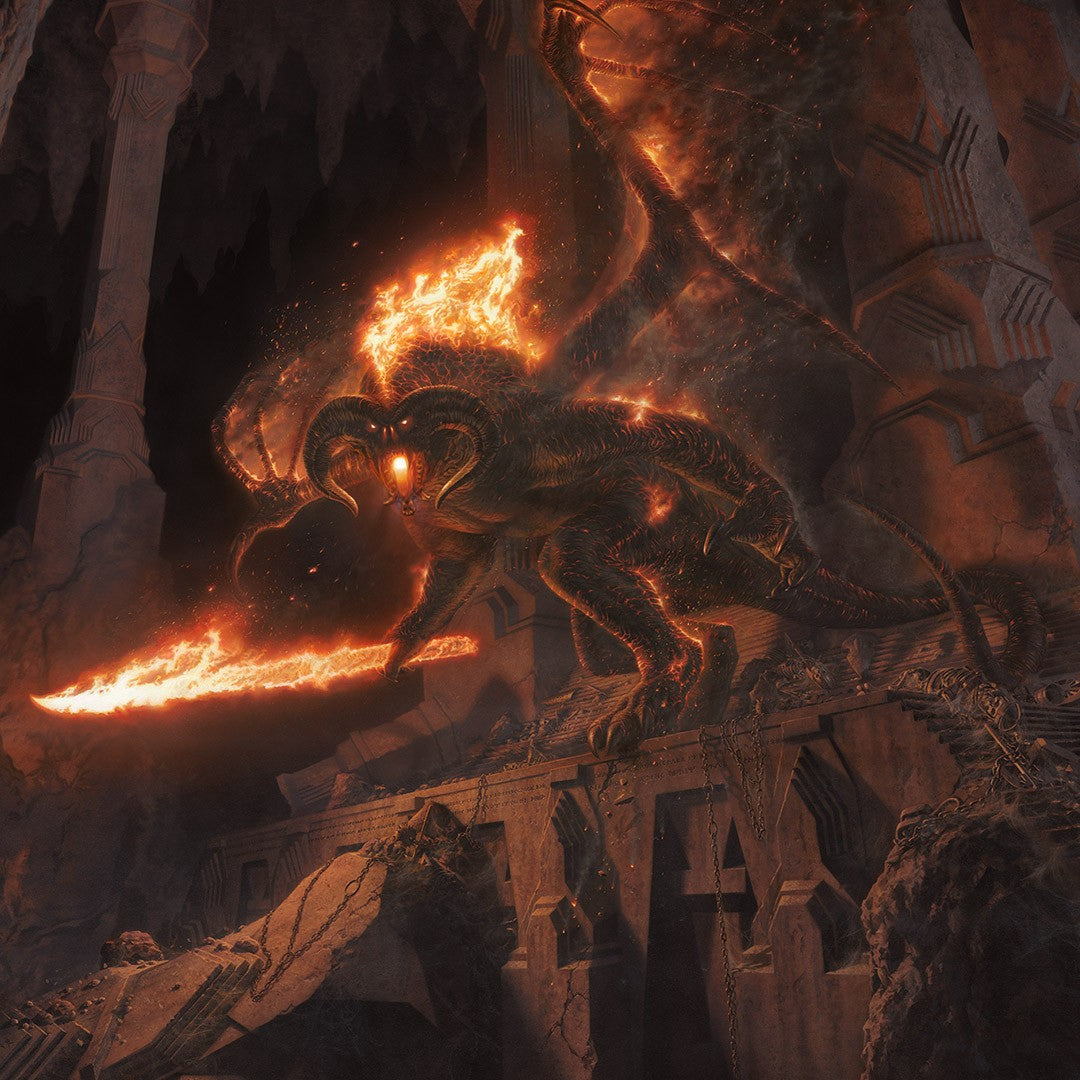 Bane of Durin The Lord of the Rings Balrog (Art Print)