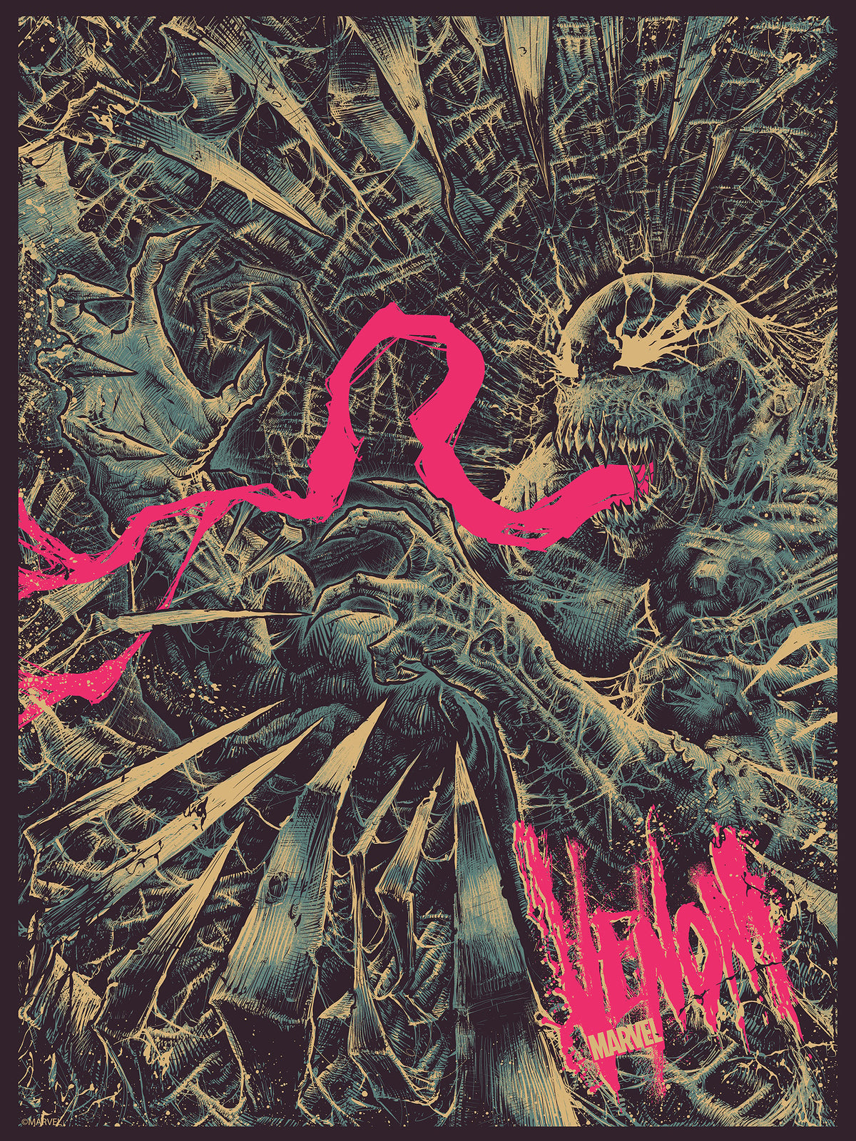 Venom (Glow in the Dark Edition) Marvel (Art Print)
