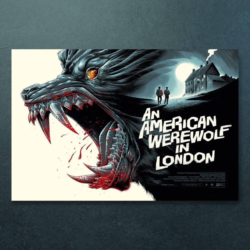 An American Werewolf in London by Luke Preece (Movie Poster)