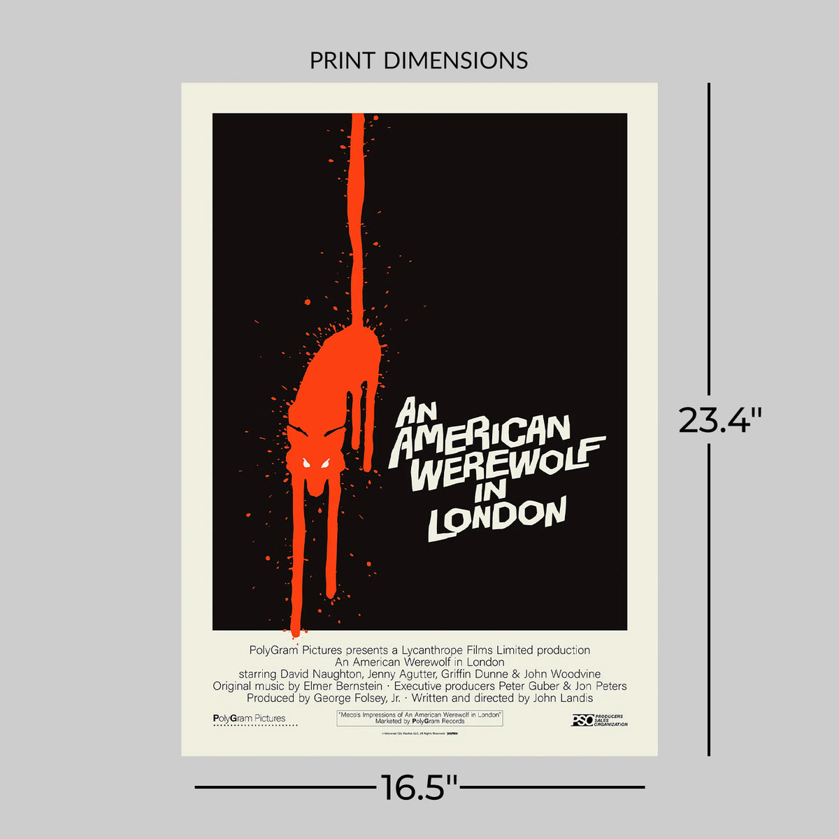 An American Werewolf in London Original Key-Art (Movie Poster)