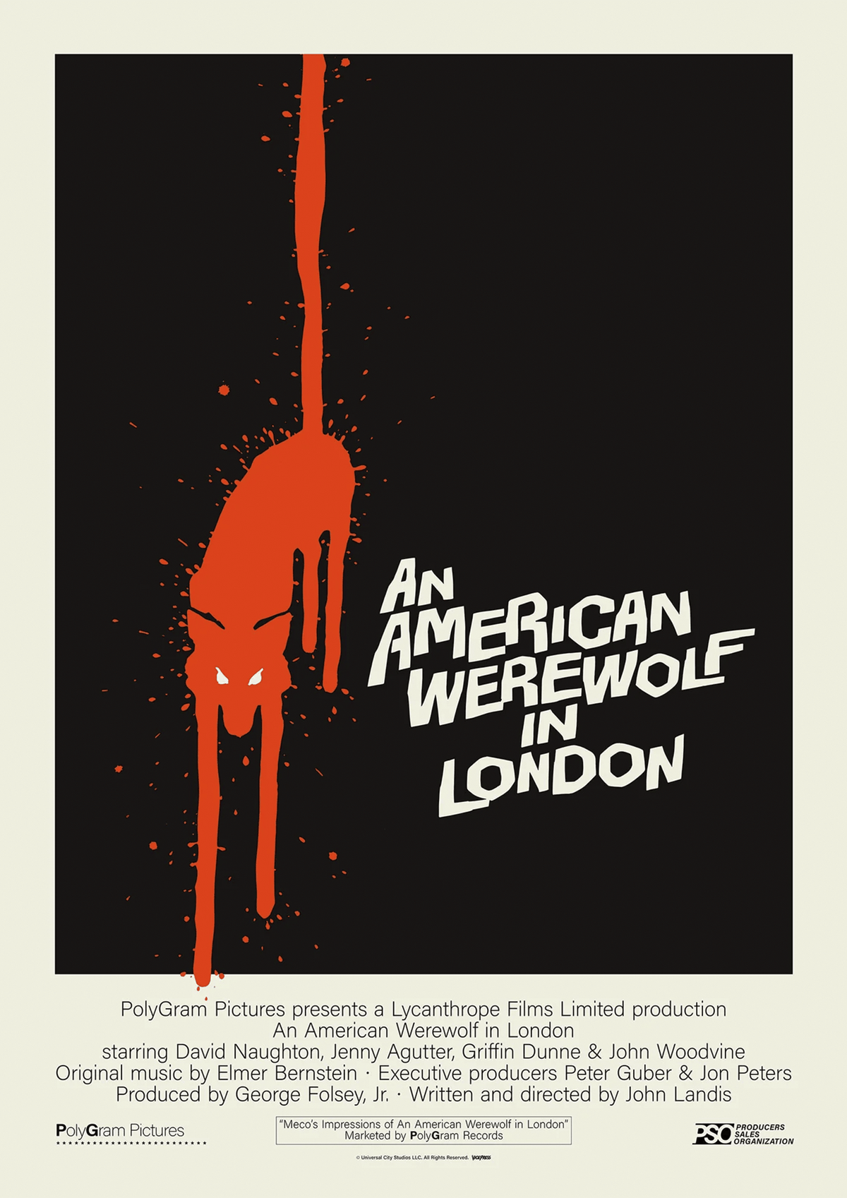 An American Werewolf in London Original Key-Art (Movie Poster)