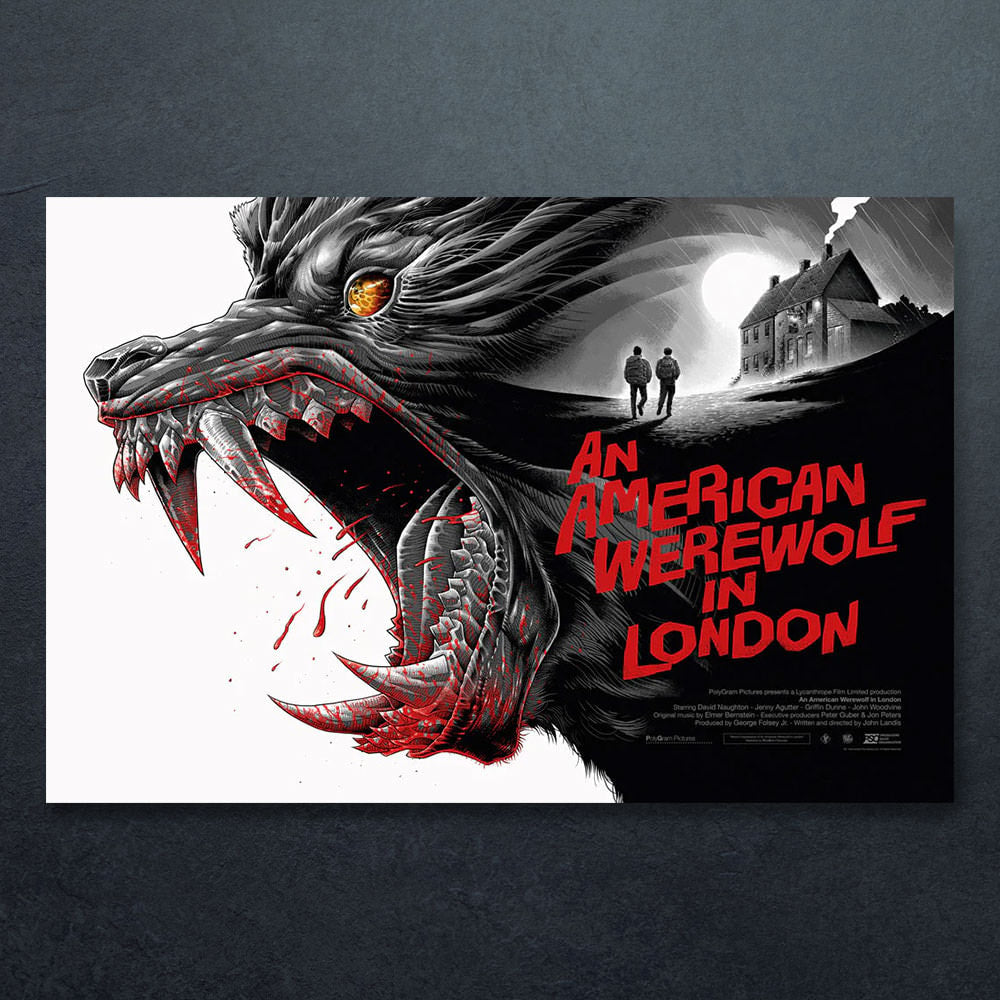 An American Werewolf in London by Luke Preece (Movie Poster)