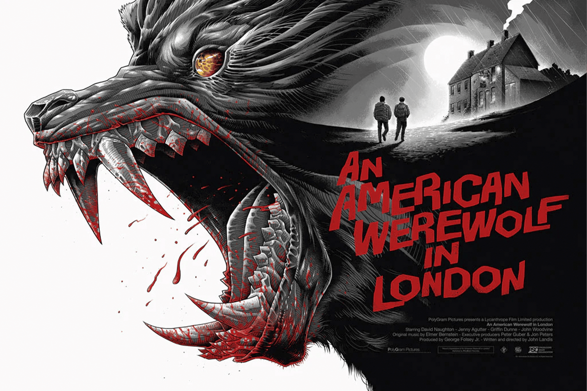 An American Werewolf in London by Luke Preece (Movie Poster)