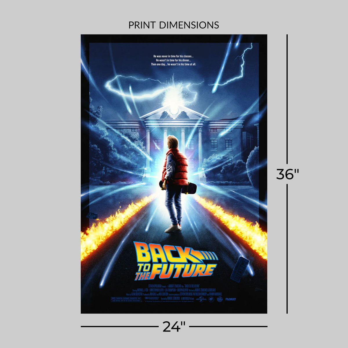 Back to the Future Marty McFly (Movie Poster)