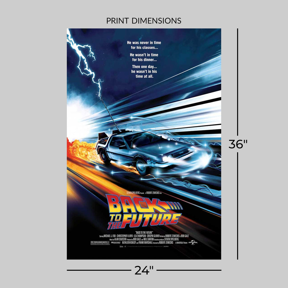 Back to the Future Marty McFly (Movie Poster)