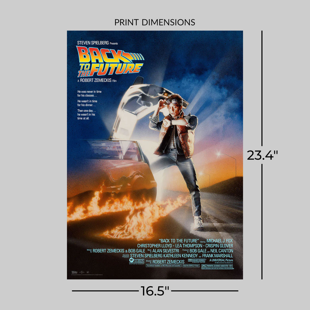 Back to the Future (Movie Poster)
