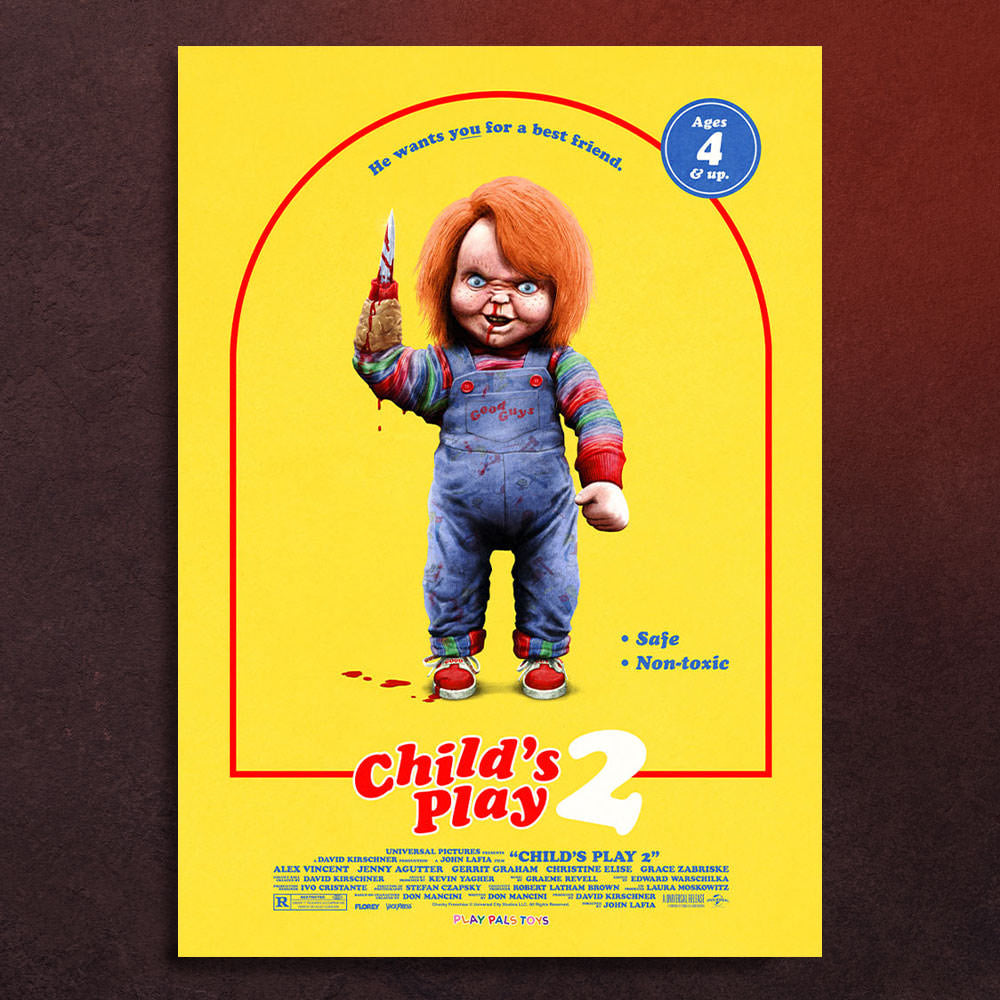 Child's Play 2 Chucky (Movie Poster)