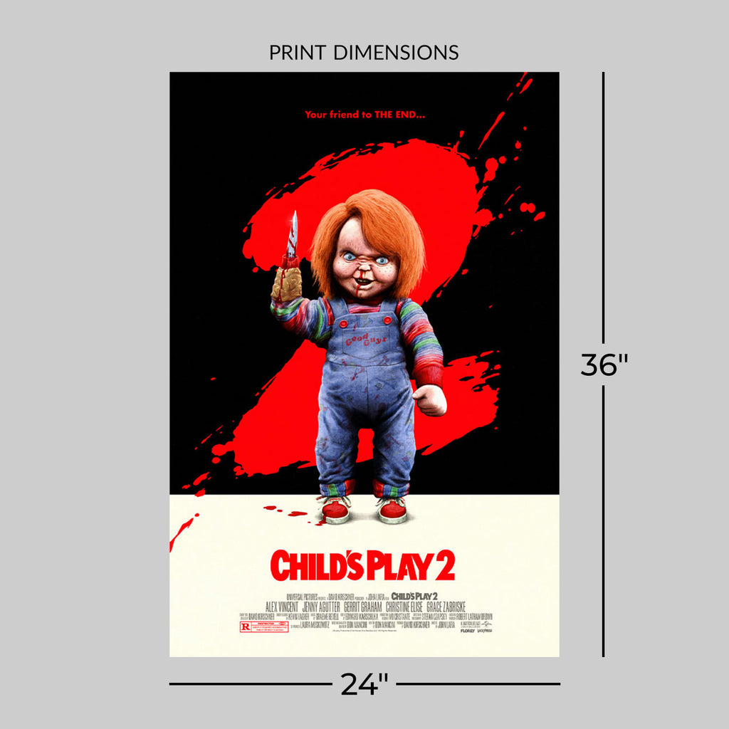 Child's Play 2 Chucky (Movie Poster)