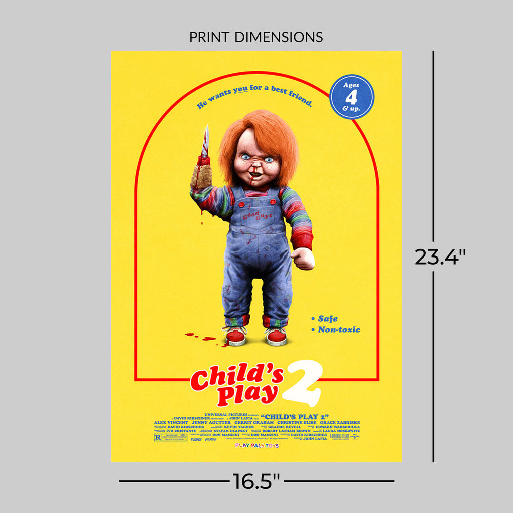 Child's Play 2 Chucky (Movie Poster)