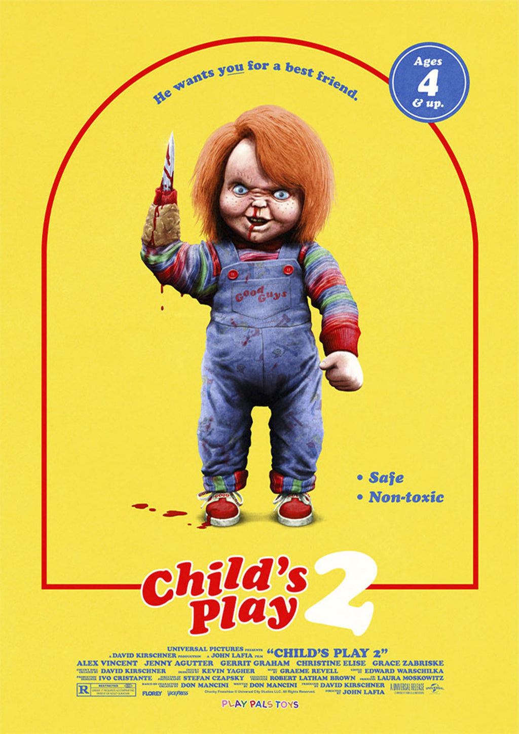 Child's Play 2 Chucky (Movie Poster)