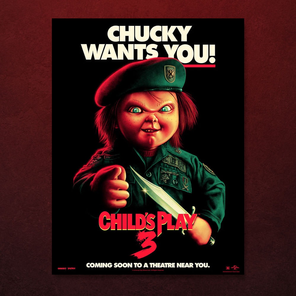Child's Play 3 - Chucky Wants You! (Movie Poster)