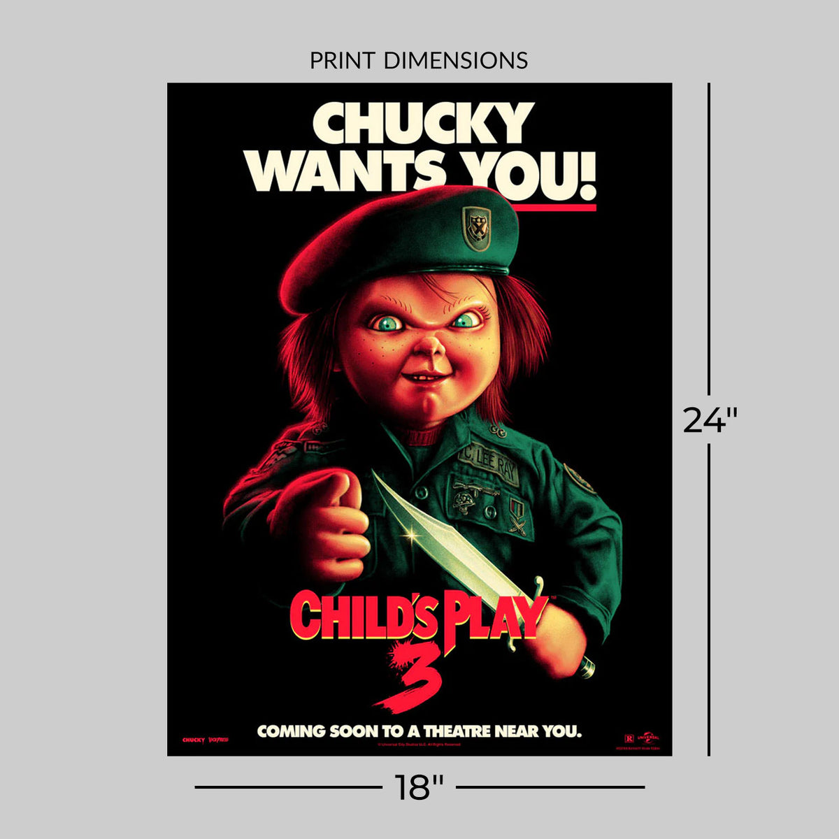 Child's Play 3 - Chucky Wants You! (Movie Poster)