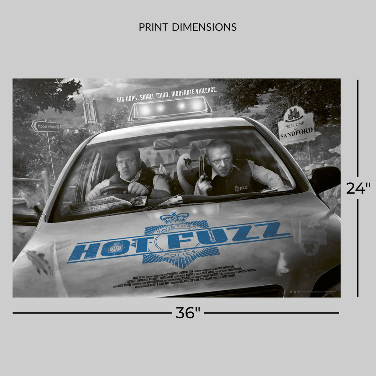 Hot Fuzz (Movie Poster)