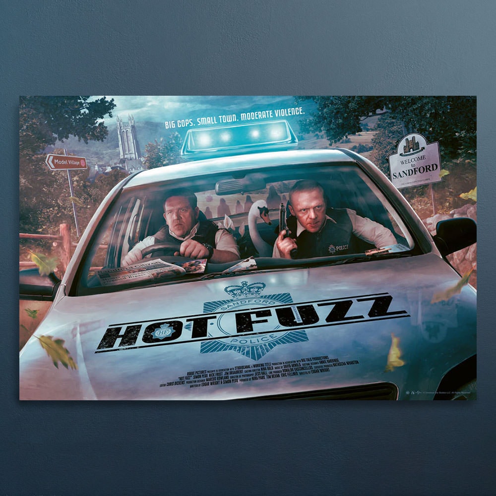Hot Fuzz (Movie Poster)