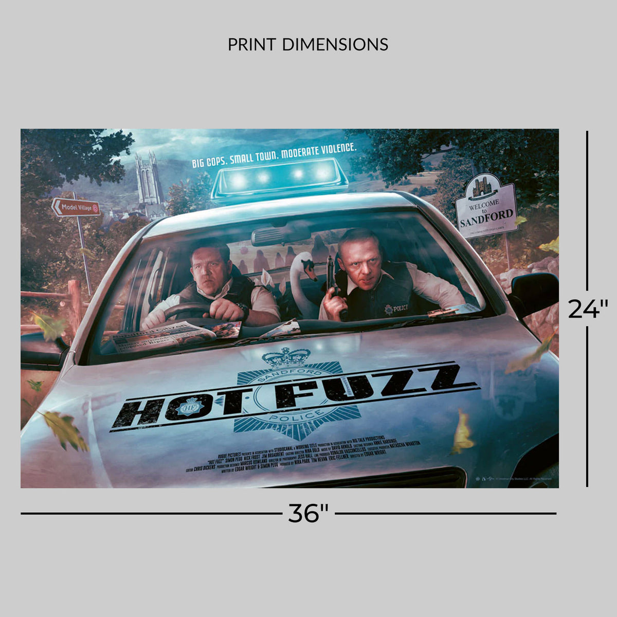 Hot Fuzz (Movie Poster)