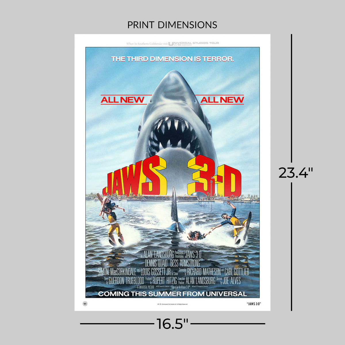Jaws 3 (Movie Poster)