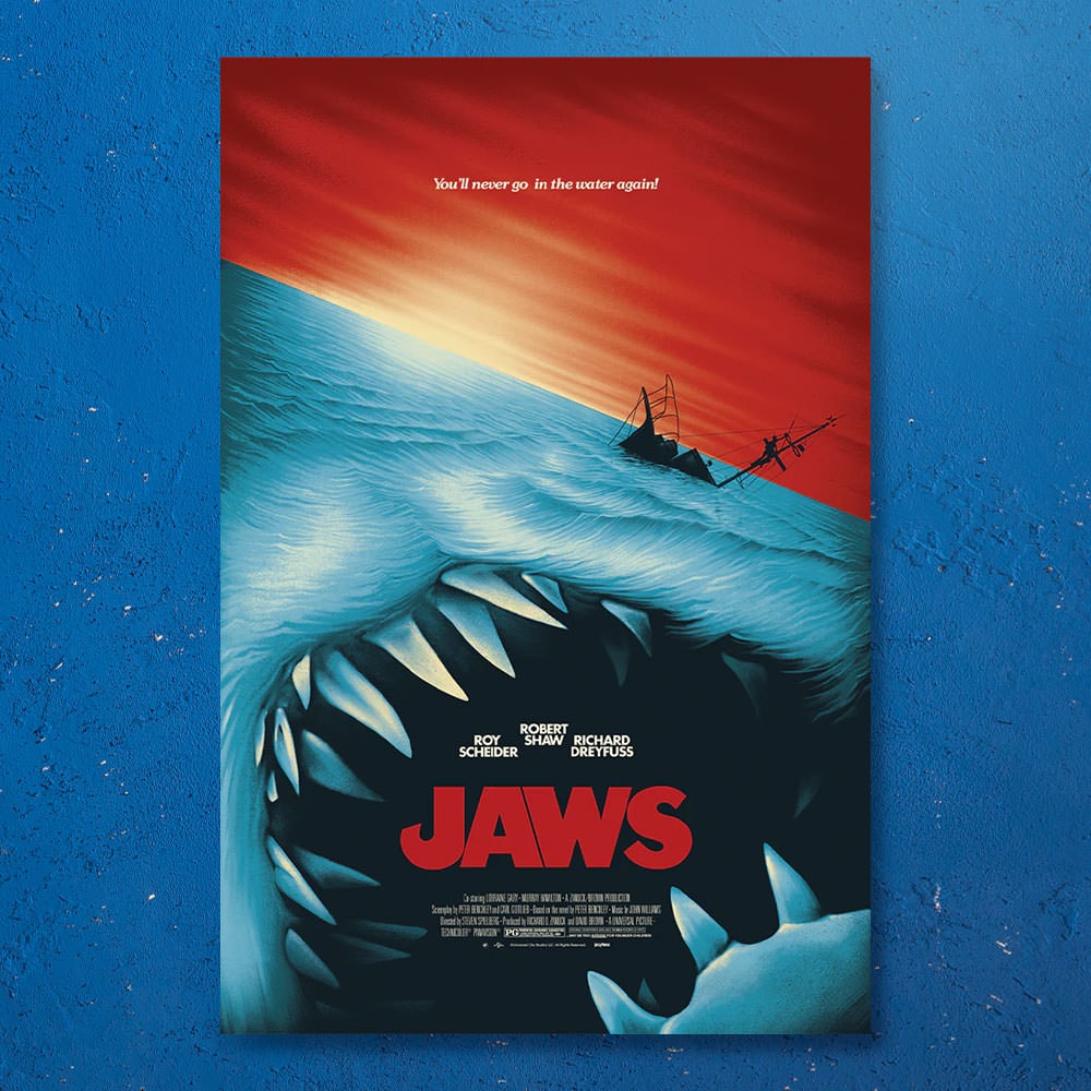 Jaws by Benedict Woodhead (Movie Poster)