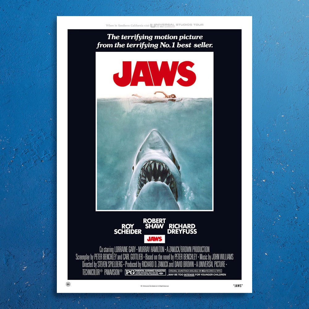 Jaws by Roger Kastel (Movie Poster)