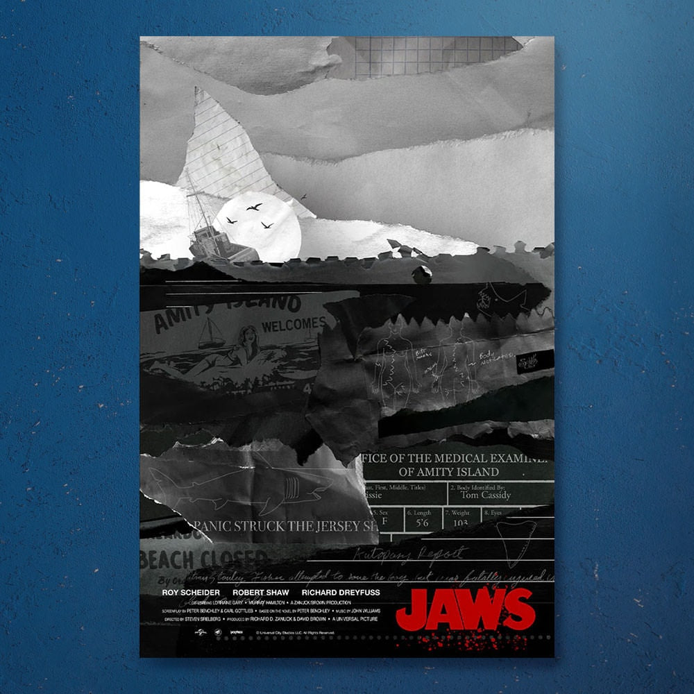 Jaws by Danny Schlitz (Movie Poster)