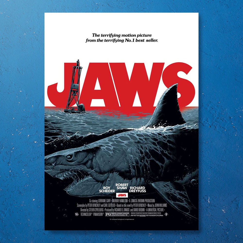 Jaws by Luke Preece (Movie Poster)