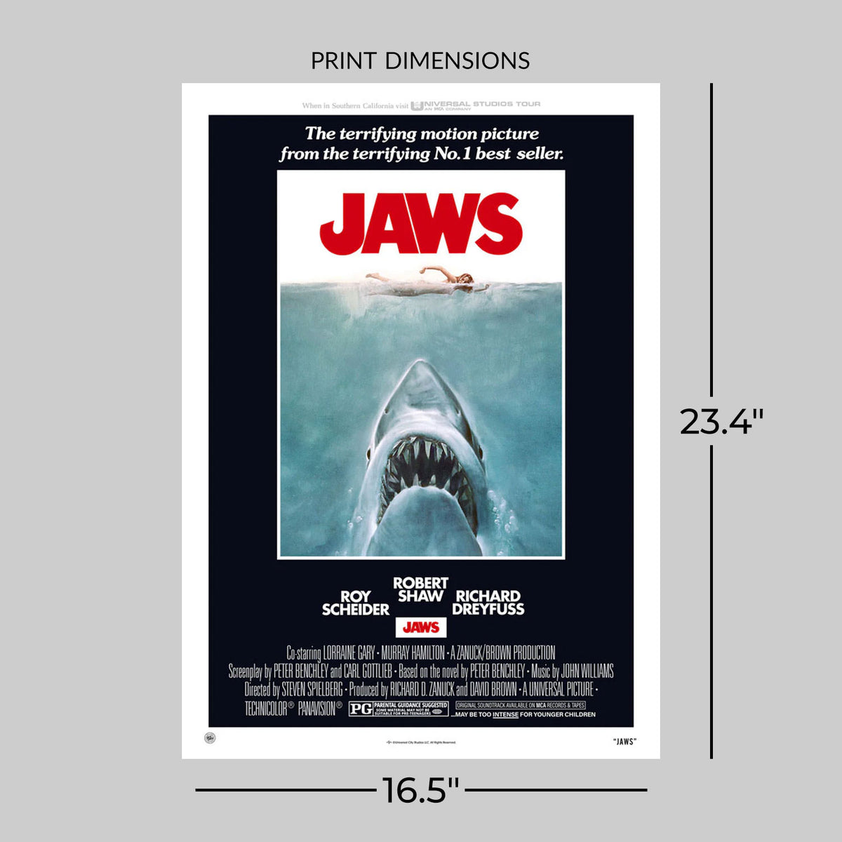 Jaws by Roger Kastel (Movie Poster)