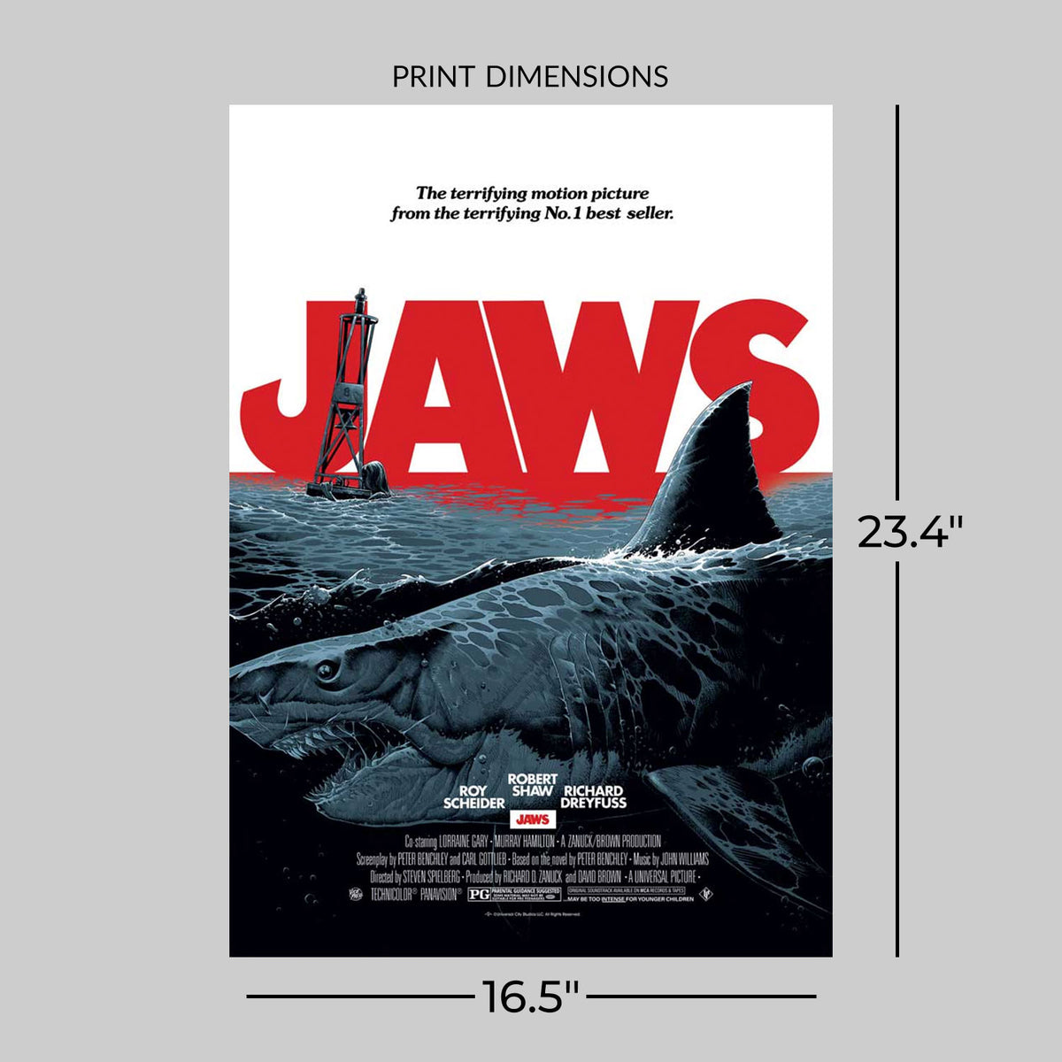 Jaws by Luke Preece (Movie Poster)