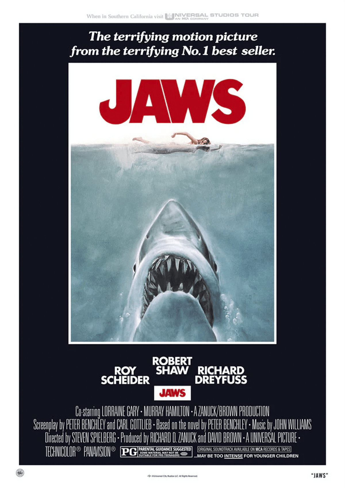 Jaws by Roger Kastel (Movie Poster)