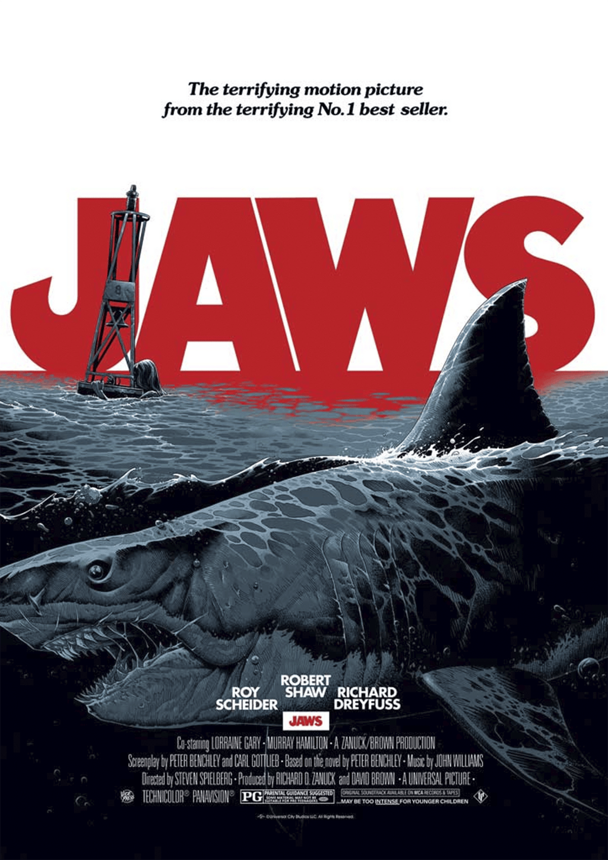 Jaws by Luke Preece (Movie Poster)
