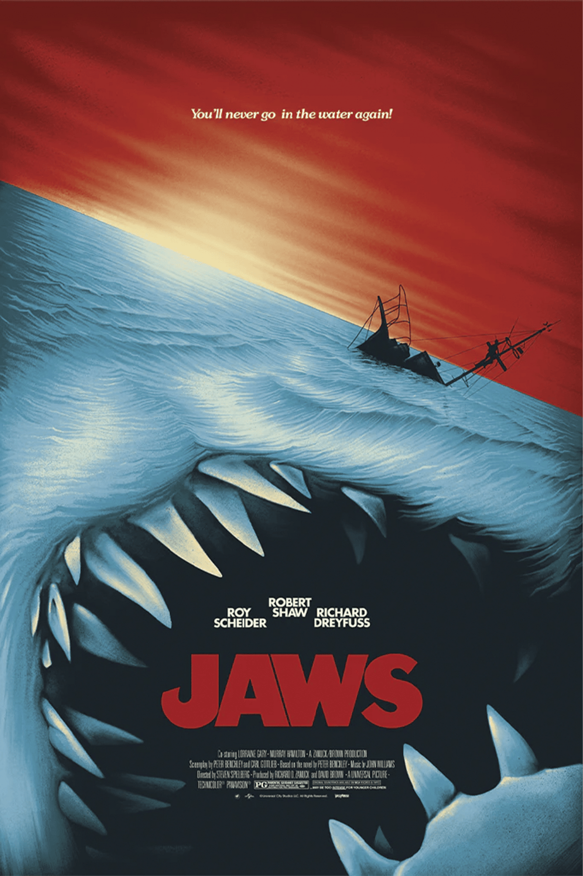 Jaws by Benedict Woodhead (Movie Poster)