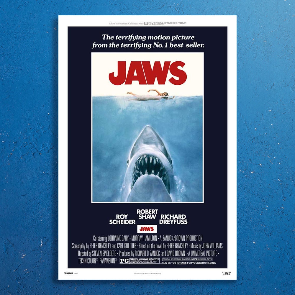 Jaws by Roger Kastel (Movie Poster)