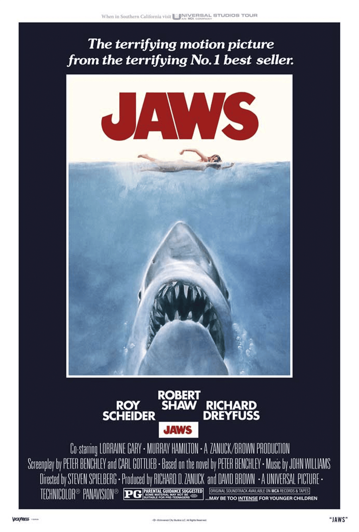 Jaws by Roger Kastel (Movie Poster)