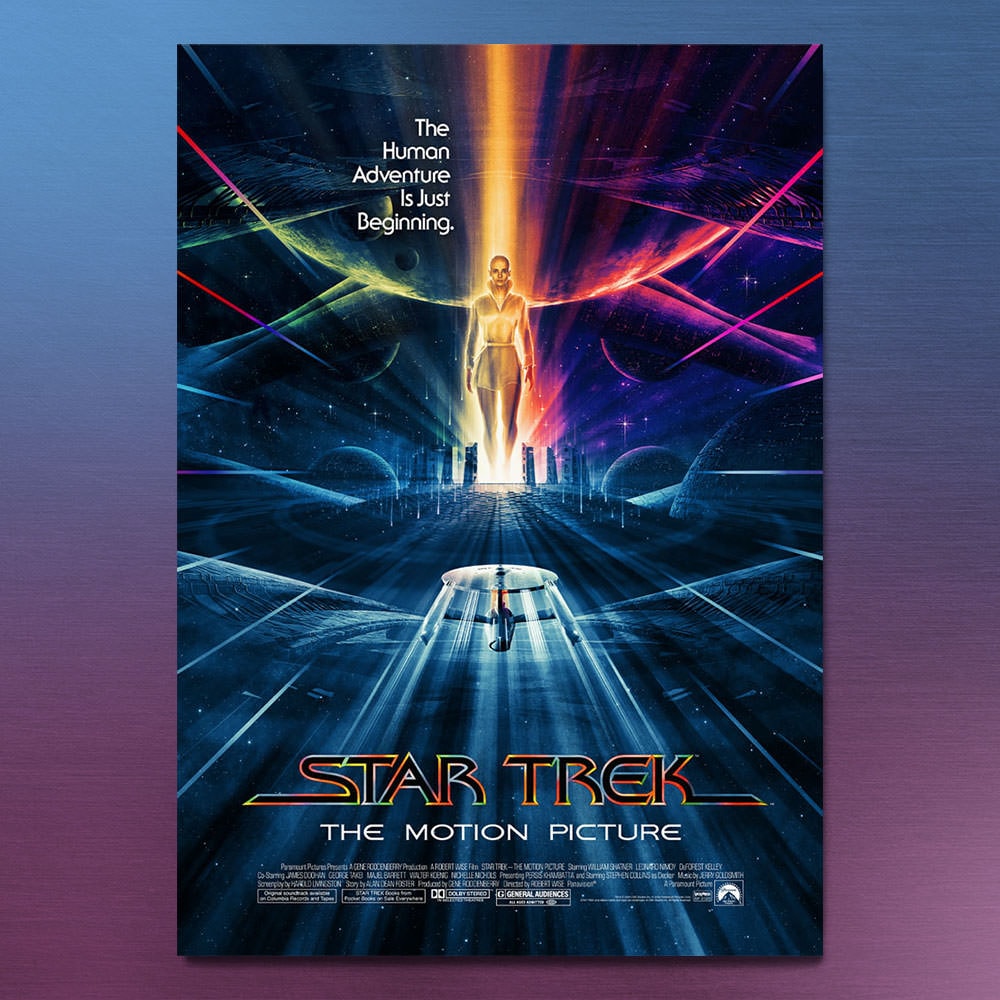 Star Trek: The Motion Picture Captain Kirk Spock (Movie Poster)