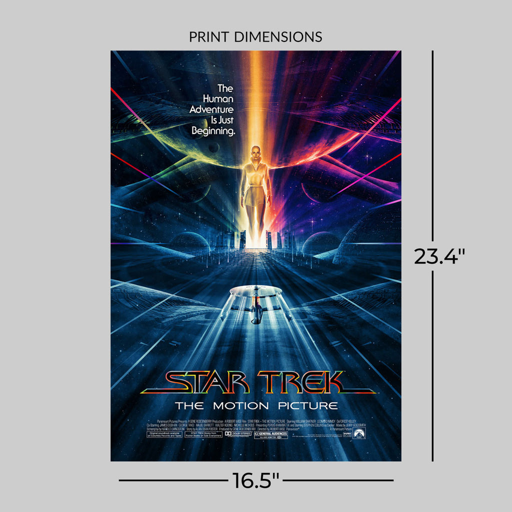 Star Trek: The Motion Picture Captain Kirk Spock (Movie Poster)