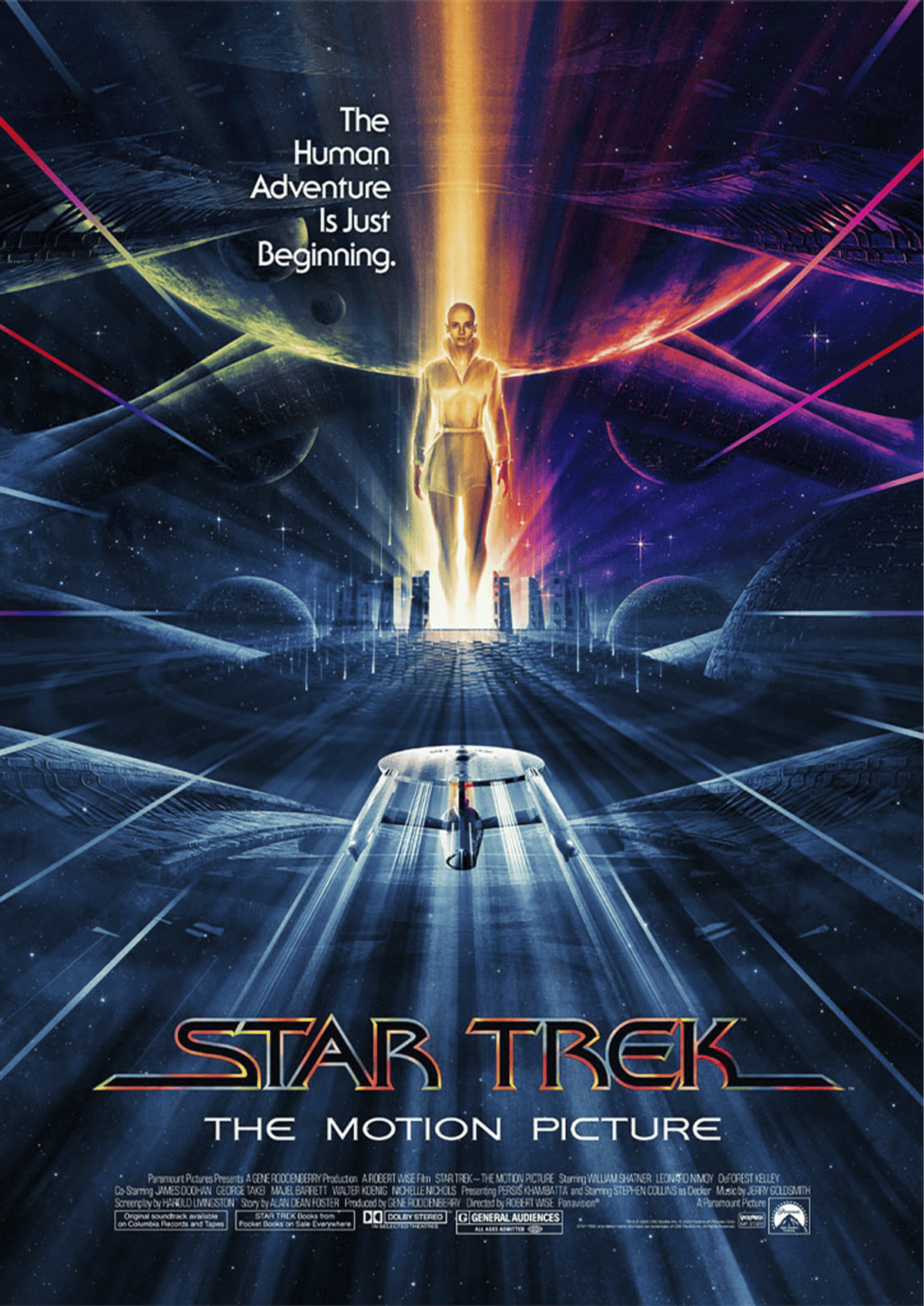 Star Trek: The Motion Picture Captain Kirk Spock (Movie Poster)