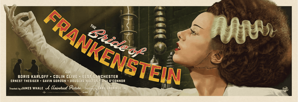 Universal Monsters: The Bride of Frankenstein (Movie Poster)
