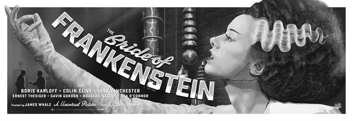 Universal Monsters: The Bride of Frankenstein (Movie Poster)