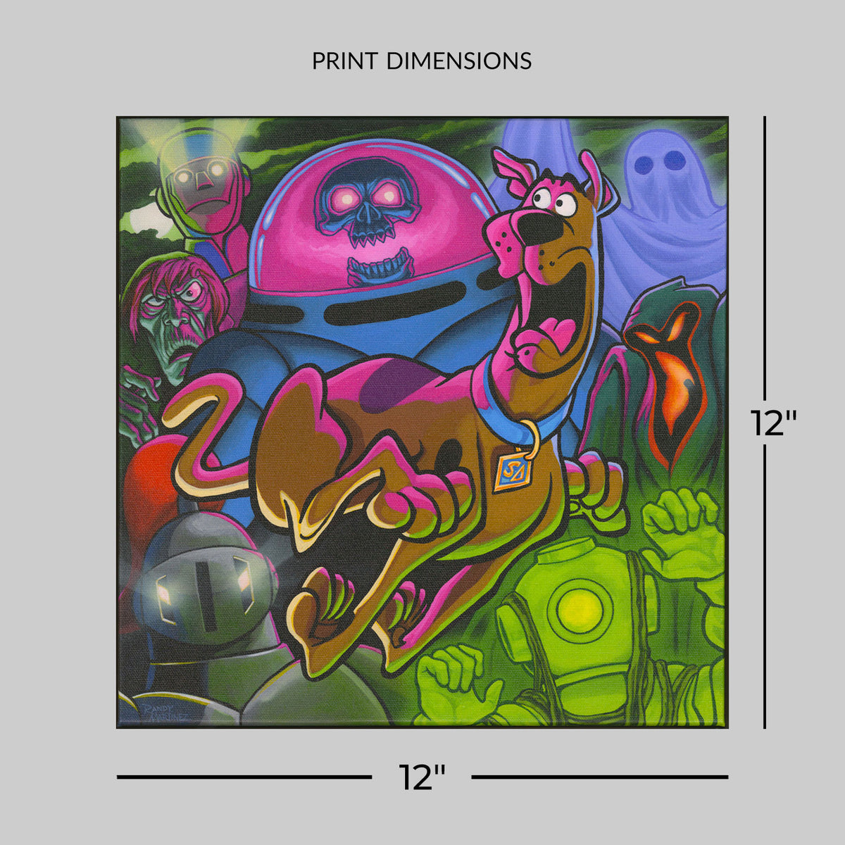 Where Are You? Scooby-Doo (Art Print)