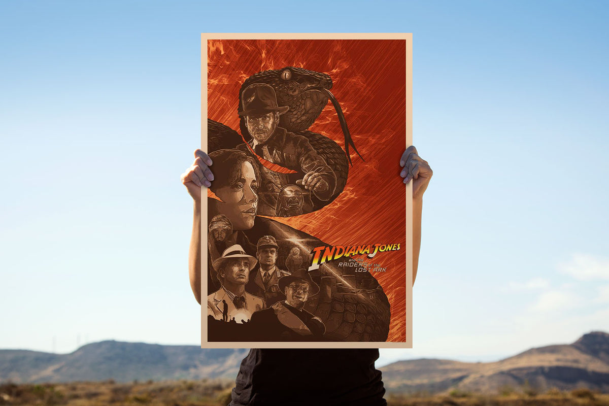 Why’d It Have To Be Snakes? Indiana Jones (Art Print)