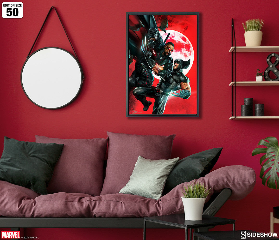 Wolverine vs Blade Marvel Wolverine Blade (Art Print)