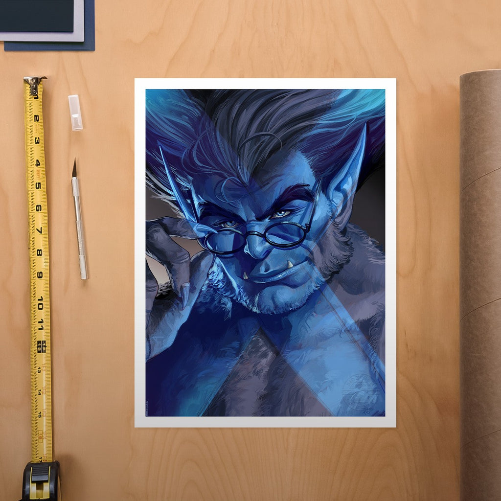 X-Men Portraits: Beast Marvel Beast (X-men) (Art Print)