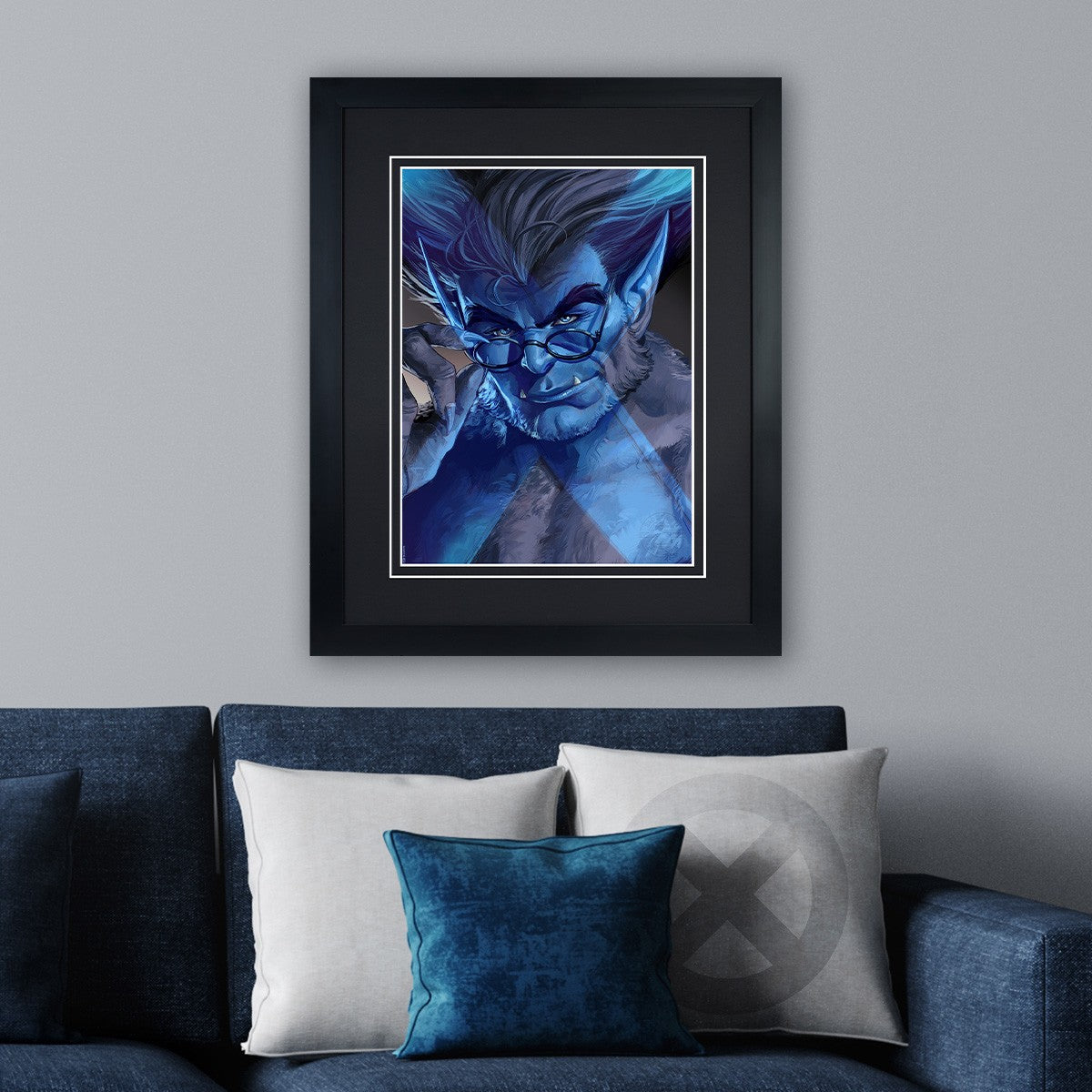 X-Men Portraits: Beast Marvel Beast (X-men) (Art Print)