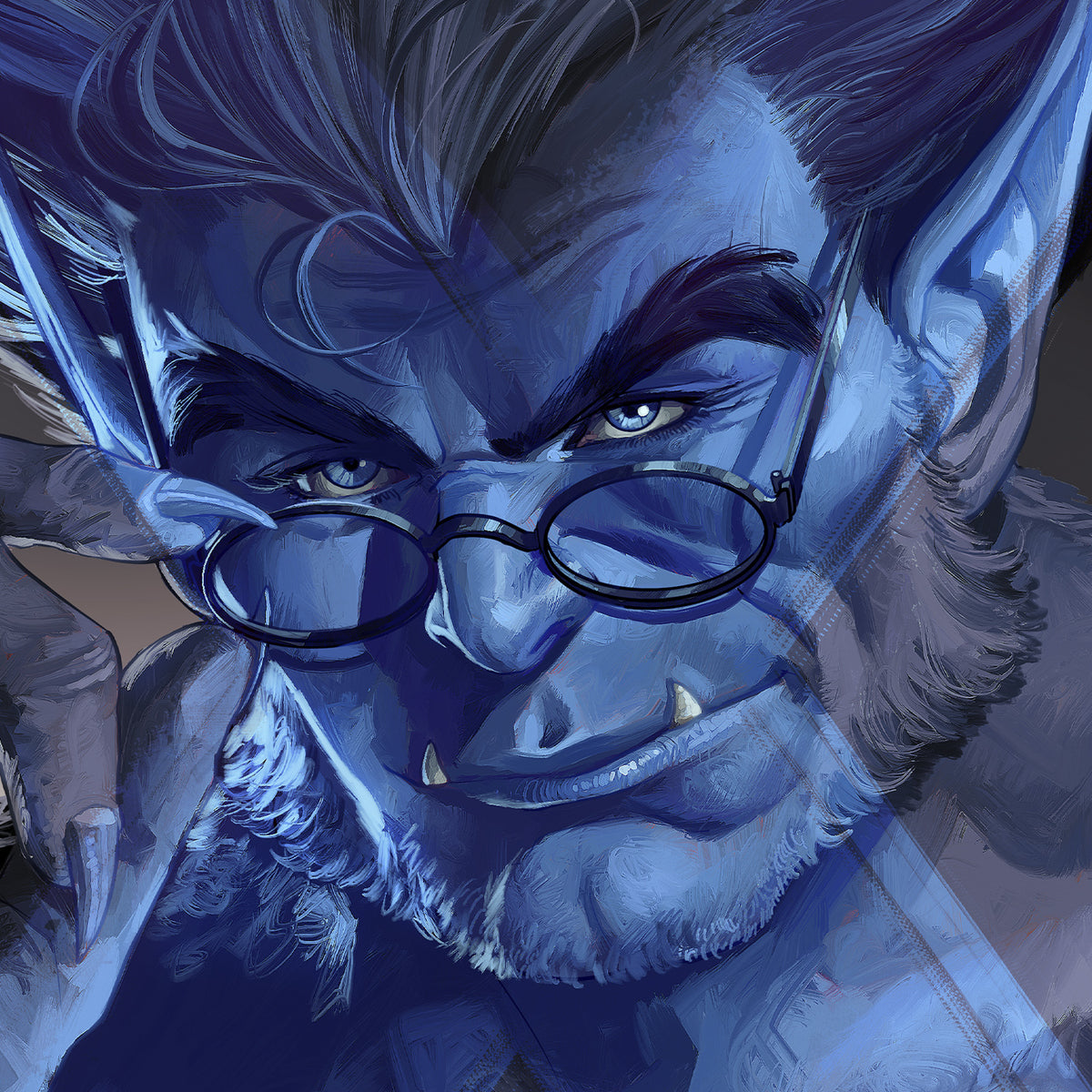 X-Men Portraits: Beast Marvel Beast (X-men) (Art Print)