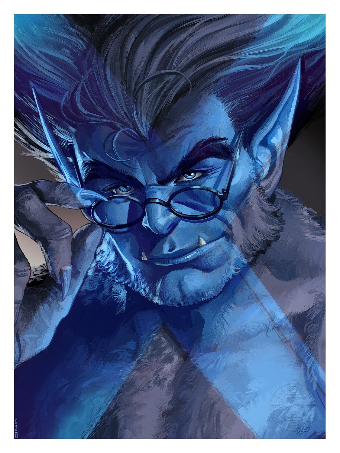 X-Men Portraits: Beast Marvel Beast (X-men) (Art Print)